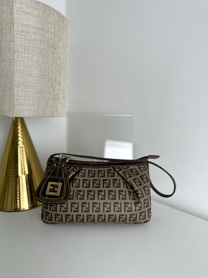 Fendi Vintage Coated Canvas Bag Women s Fashion Bags Wallets