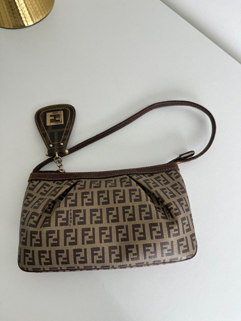 Fendi coated canvas hot sale bag