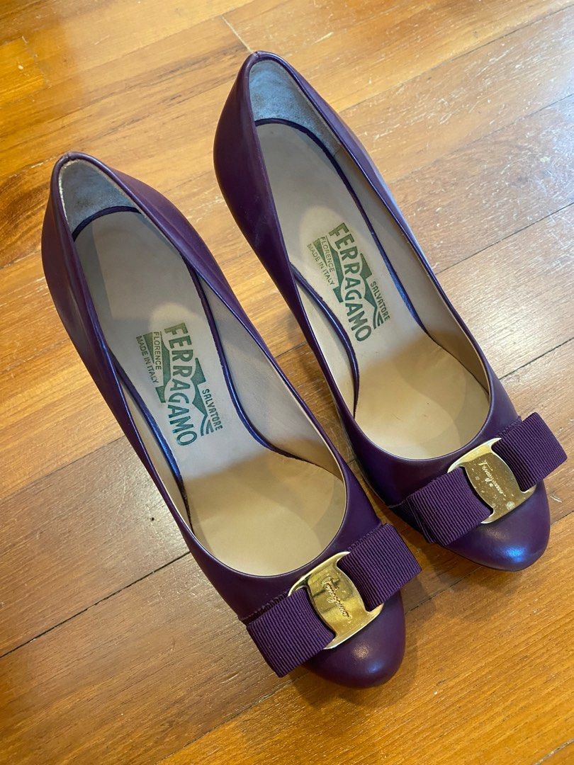Purple pumps top size 1