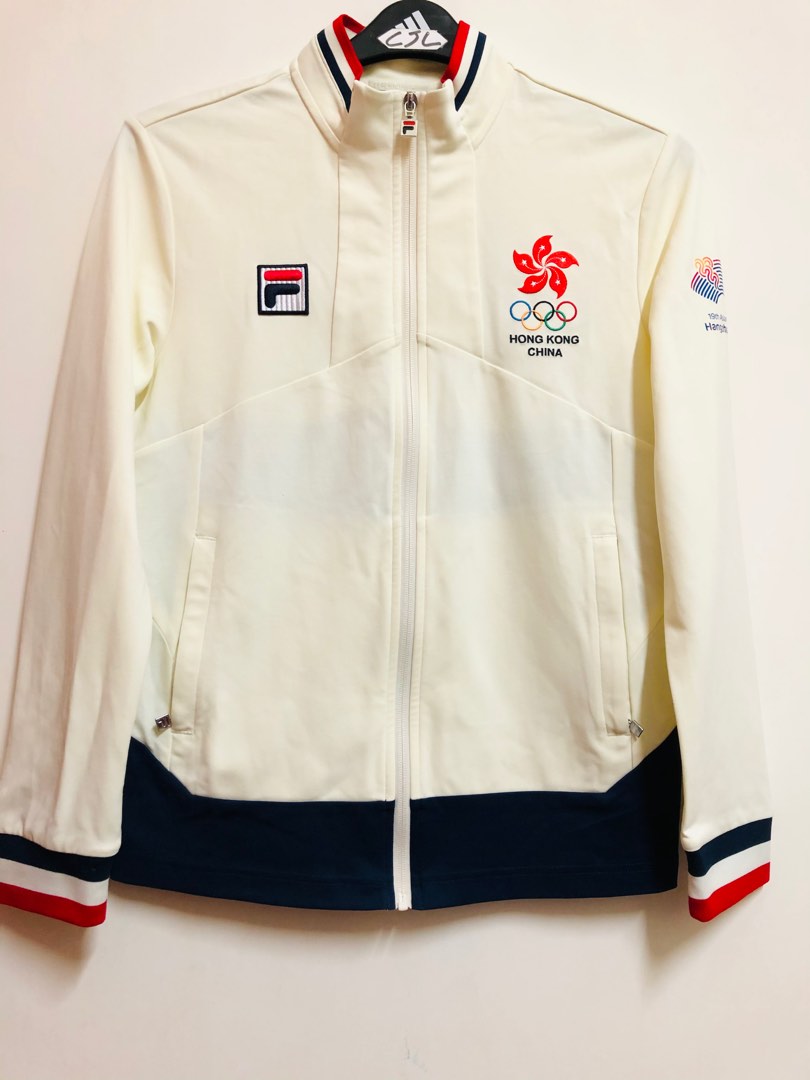 Fila Hong Kong team team jacket香港隊 代表隊 外套 隊服 亞運, 運動產品, 運動與體育, 運動與體育
