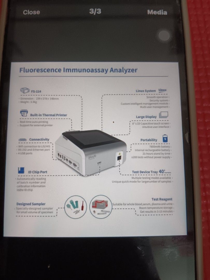 Wondfo Finecare FIA Meter II Plus SE FS-114