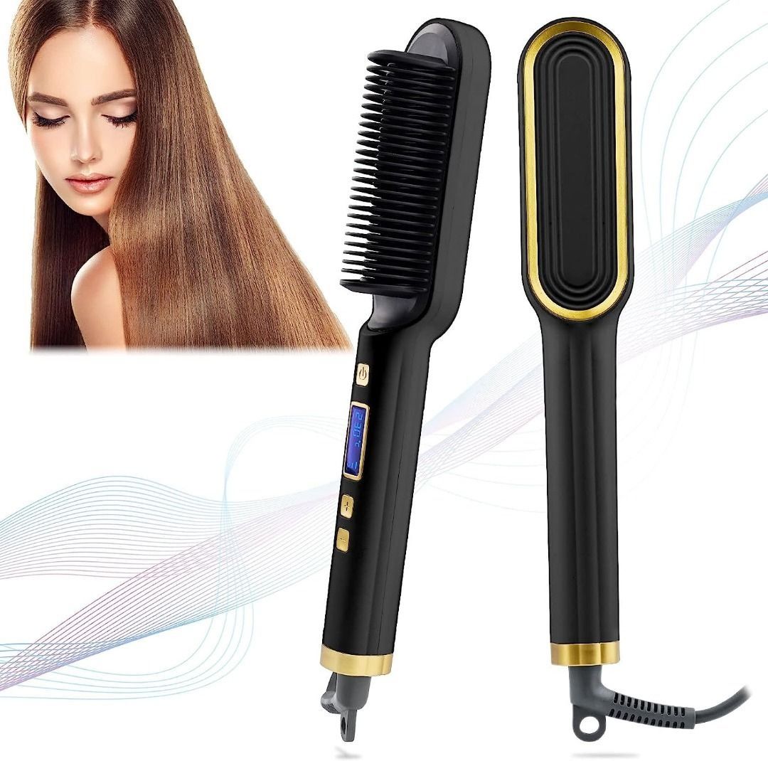 Ion travel store straightening brush iron
