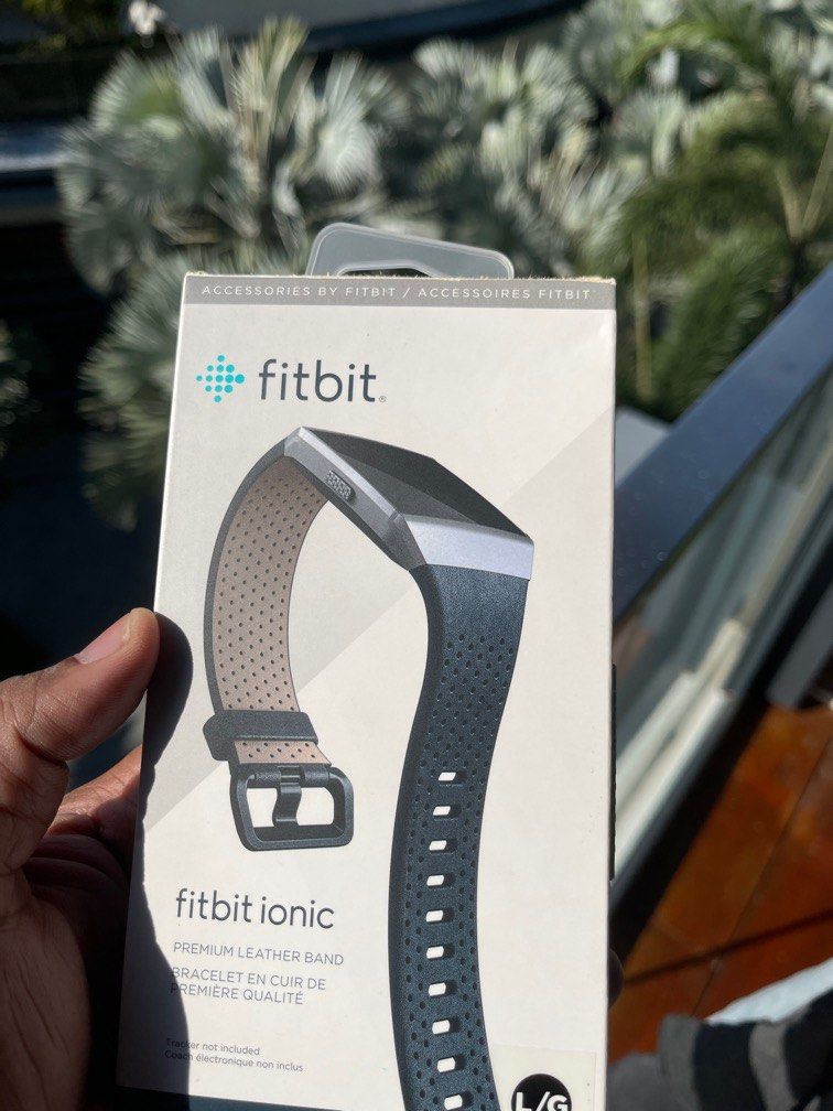 Fitbit ionic leather 2025 strap