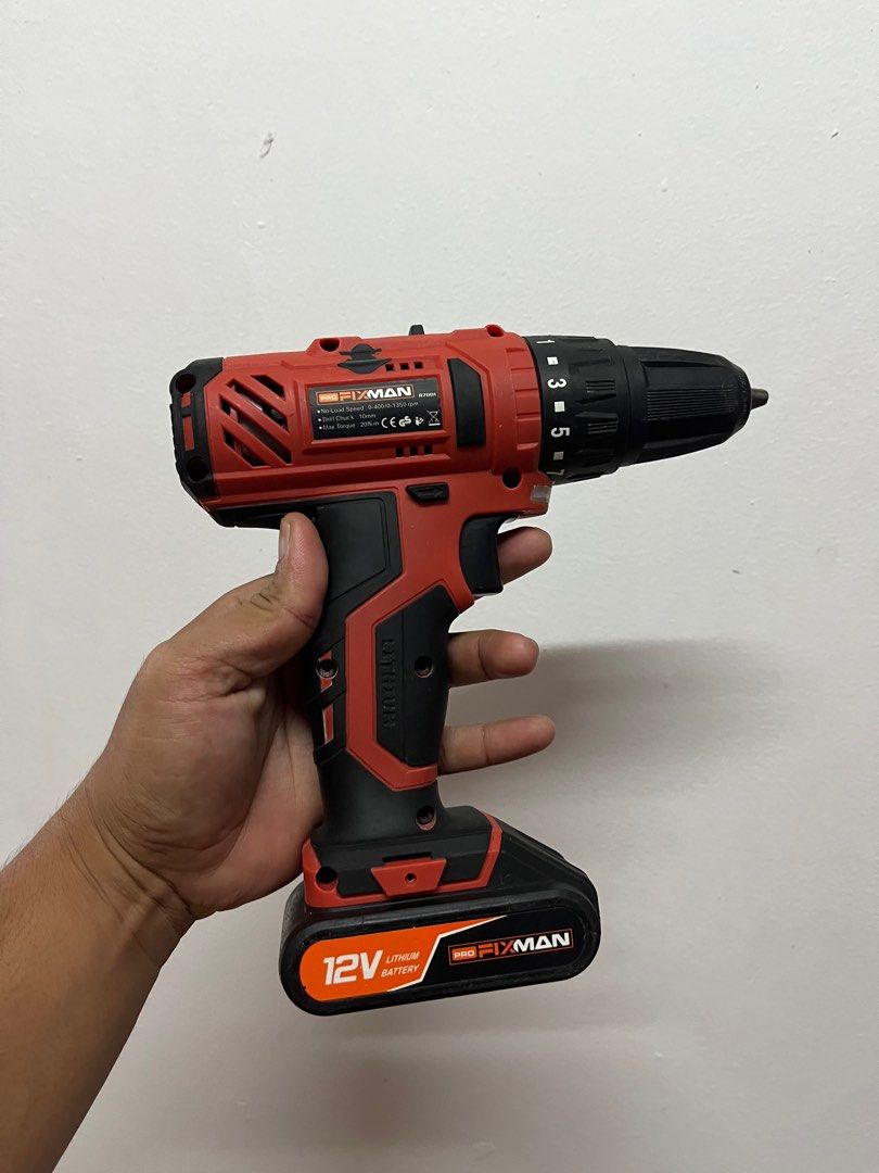 Fixman Cordless Drill Battery Out Furniture Home Living Home
