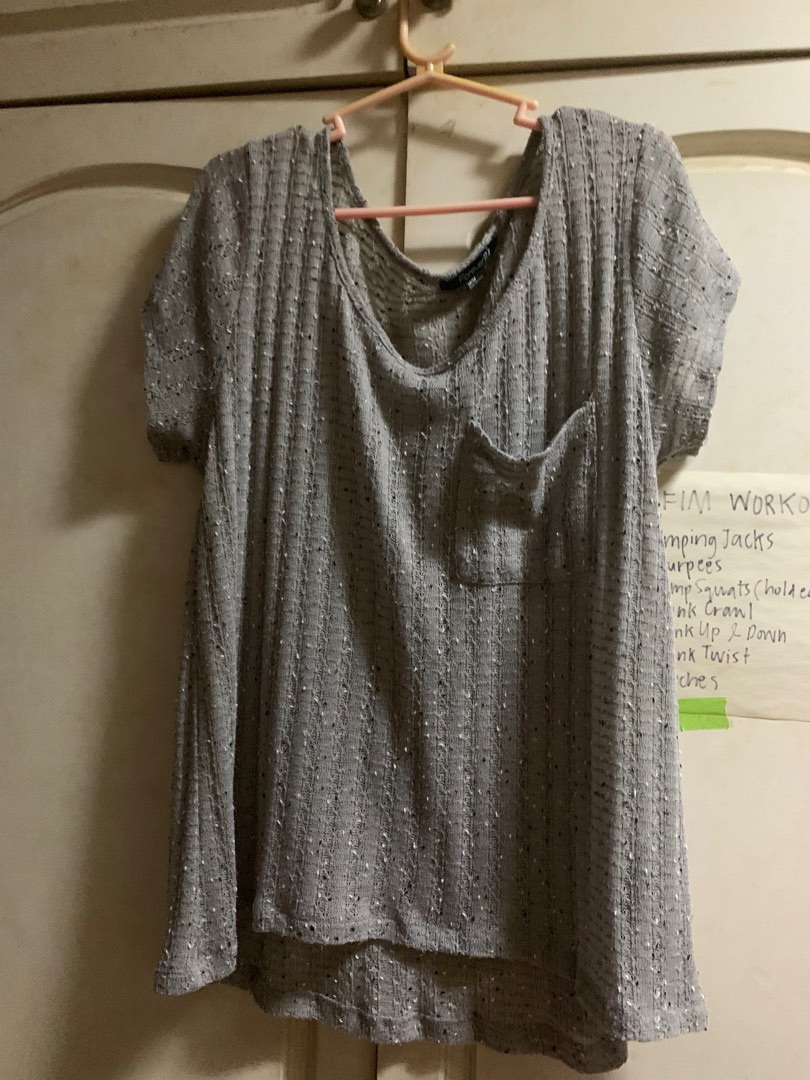 Grey blouse forever 21 deals