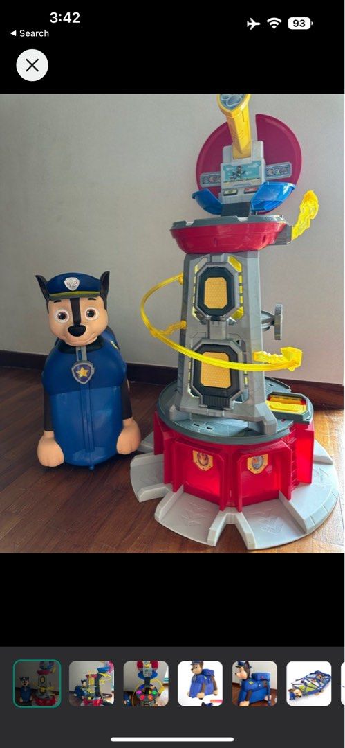Freebies Paw patrol tower trunki chase ride on bundle Hobbies
