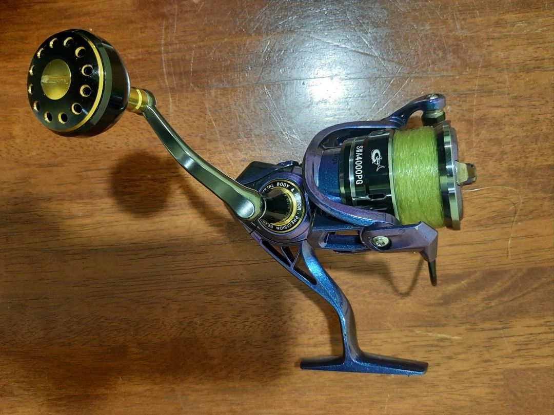 Reel Gtech titanimize, Sports Equipment, Fishing on Carousell