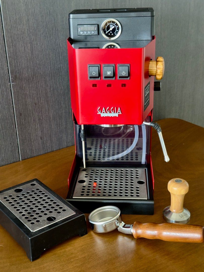 Gaggia Classic Pro (Red) with PID and flow control, TV & Home
