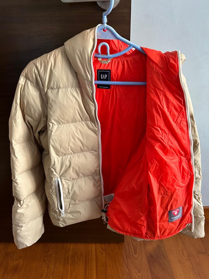 Gap white deals puffer jacket