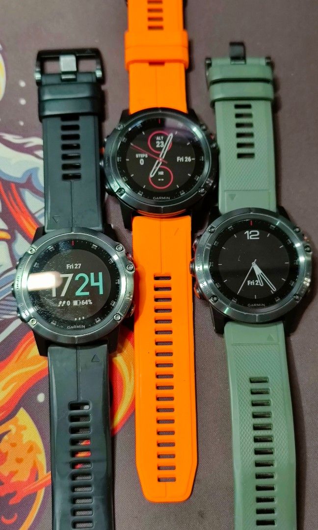 Fenix 5x plus best sale vs 6 pro