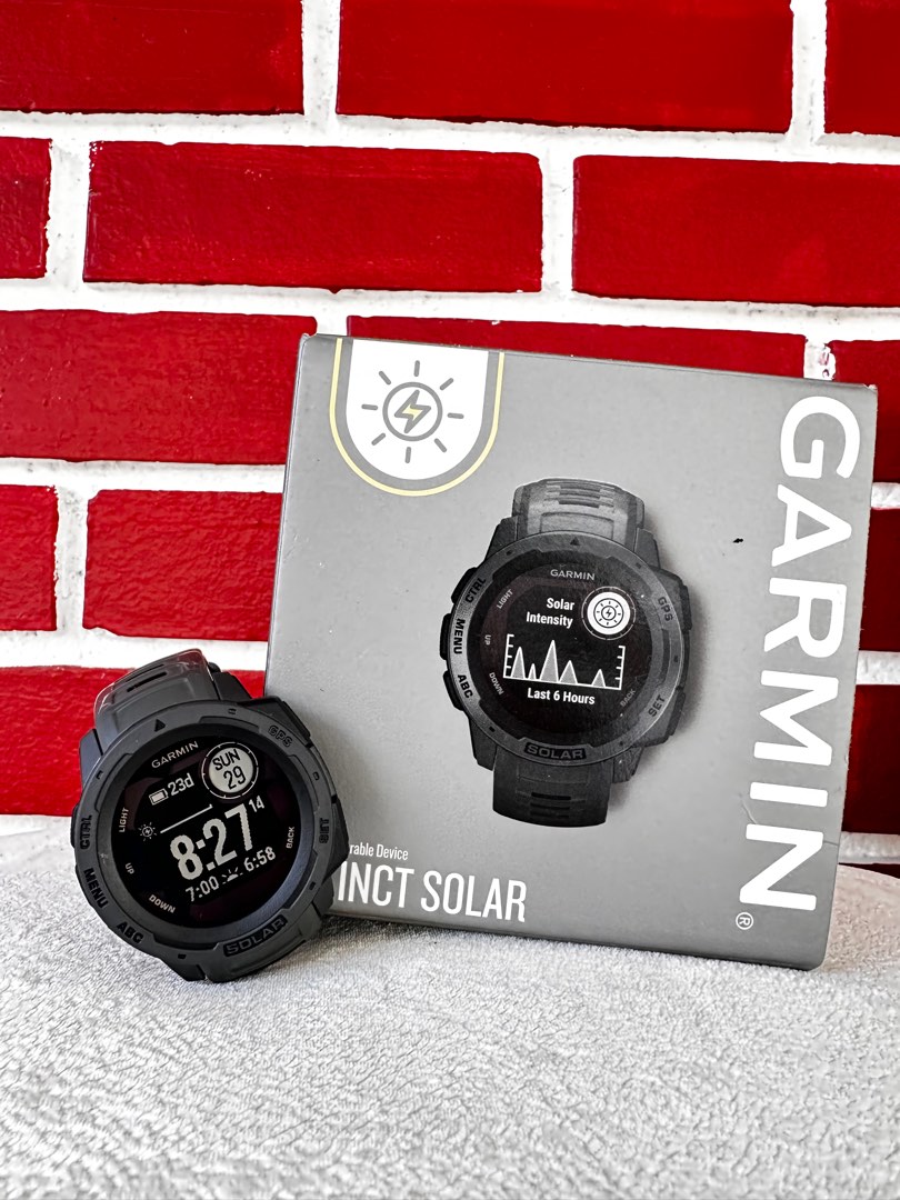 Garmin Instinct 2X Solar Tactical Black, Men's Fashion, Watches &  Accessories, Watches on Carousell