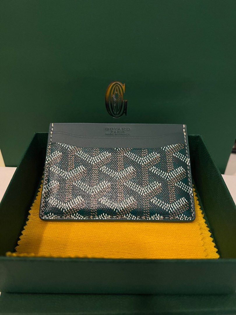 Goyard card holder sale real vs fake