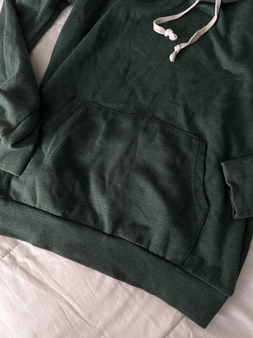 Green hoodie forever 21 clearance