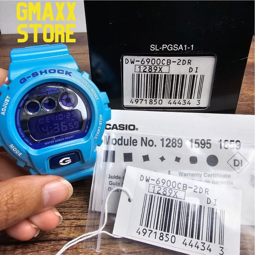 G Shock Original Model DW 6900CB 2 Crazy Colour Nos Item 2010