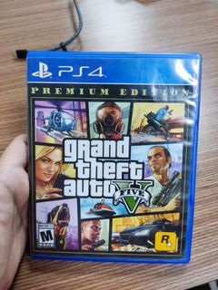 Grand Theft Auto Five PS4 Playstation 4 Game DISC ONLY Video Game GTA5 GTAV