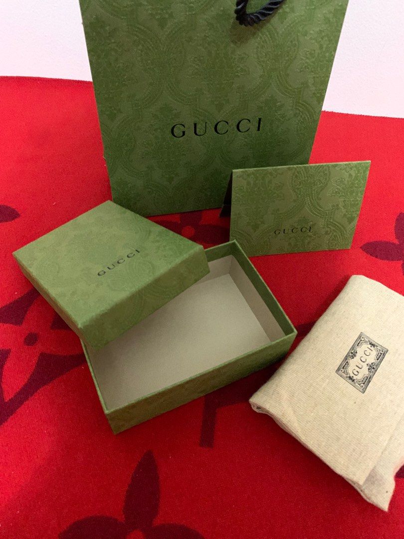 Gucci small box dustbag and paperbag