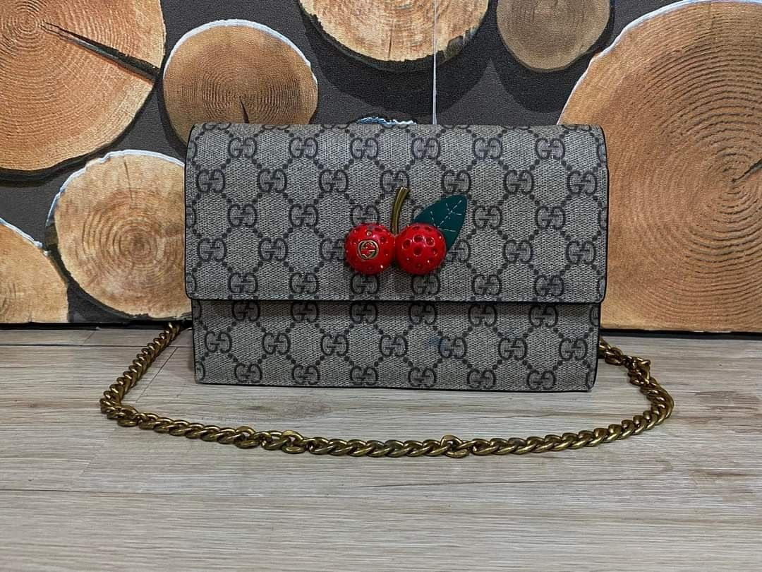 Gucci purse on sale with cherries