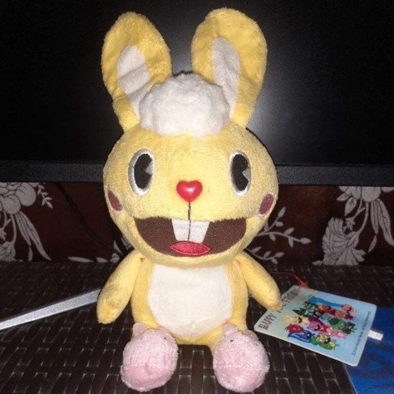 Happy Tree Friends Cuddles plush with paper tag 2009 Cube Works RARE Hobbies Toys Toys Games on Carousell