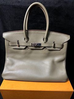 HERMES Togo Birkin 25 Chocolate 334944