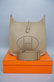 Hermes mini Evelyne sangle flipperball strap. FOC twillys, Luxury, Bags &  Wallets on Carousell