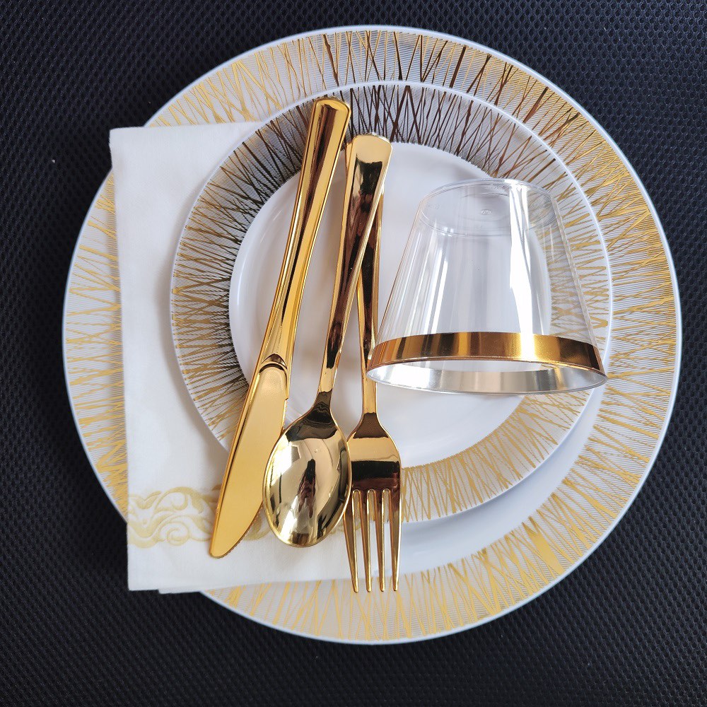High end disposable online plates