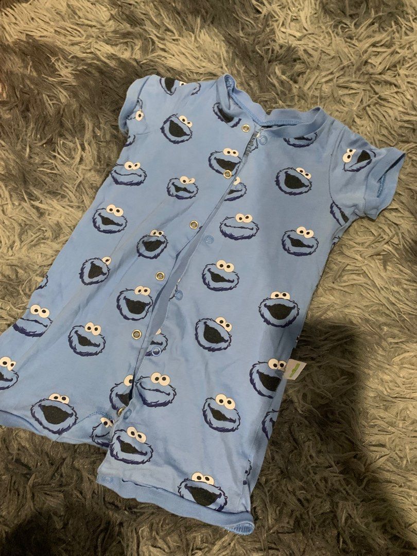 Cookie monster romper sales