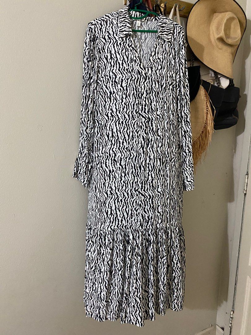H M maxi beach holiday dress Women s Fashion Dresses Sets