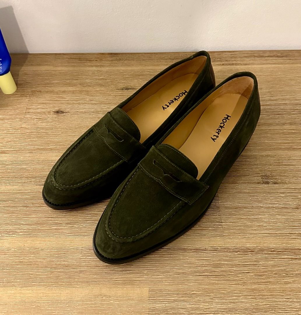 Mens green suede dress shoes cheap