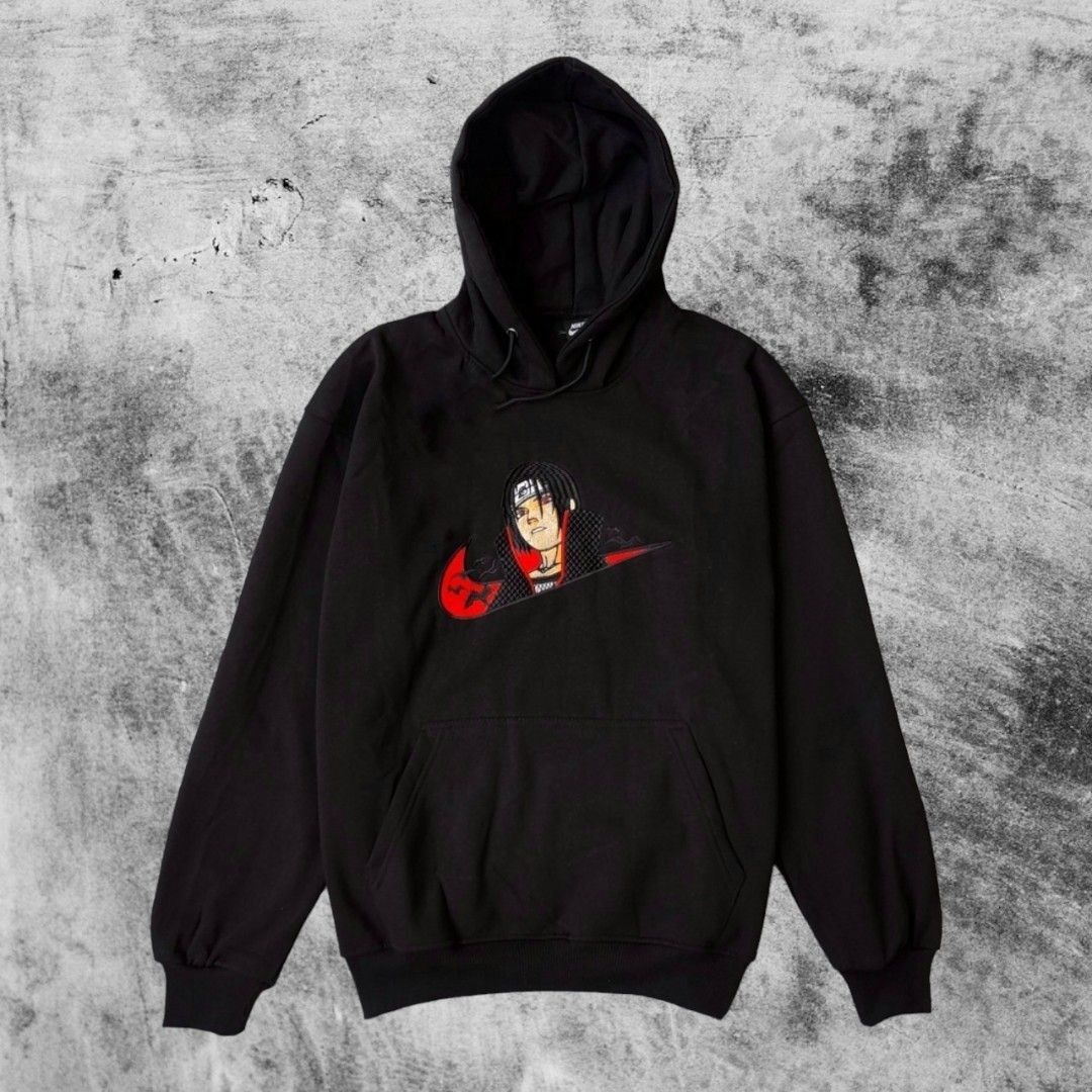 Hoodie Nike X Naruto Sasuke Hitam