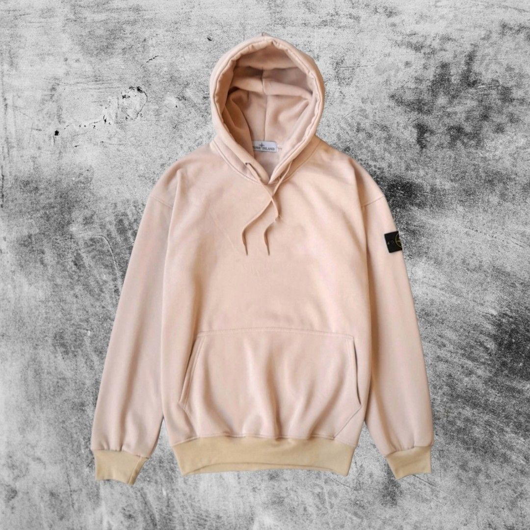 Stone island hoodie peach outlet