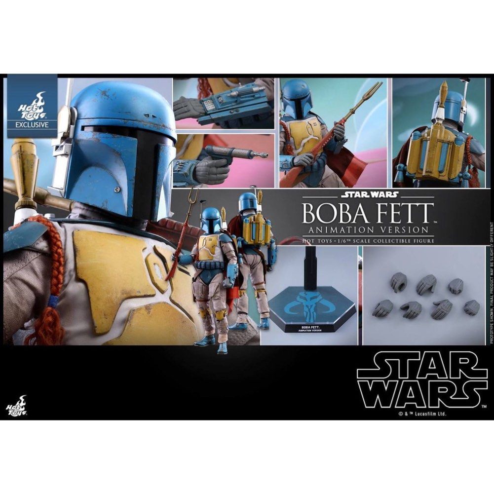 Hot toys boba fett animated version deals