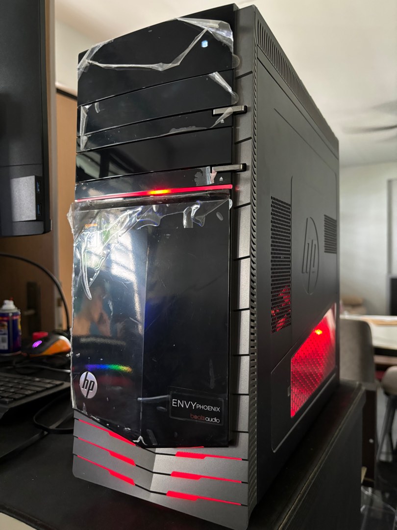 HP ENVY PHOENIX Gaming Desktop Computer PC CPU Processor intel i7