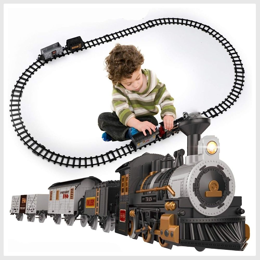  Train Set for Boys Girls - Electric Toy Train