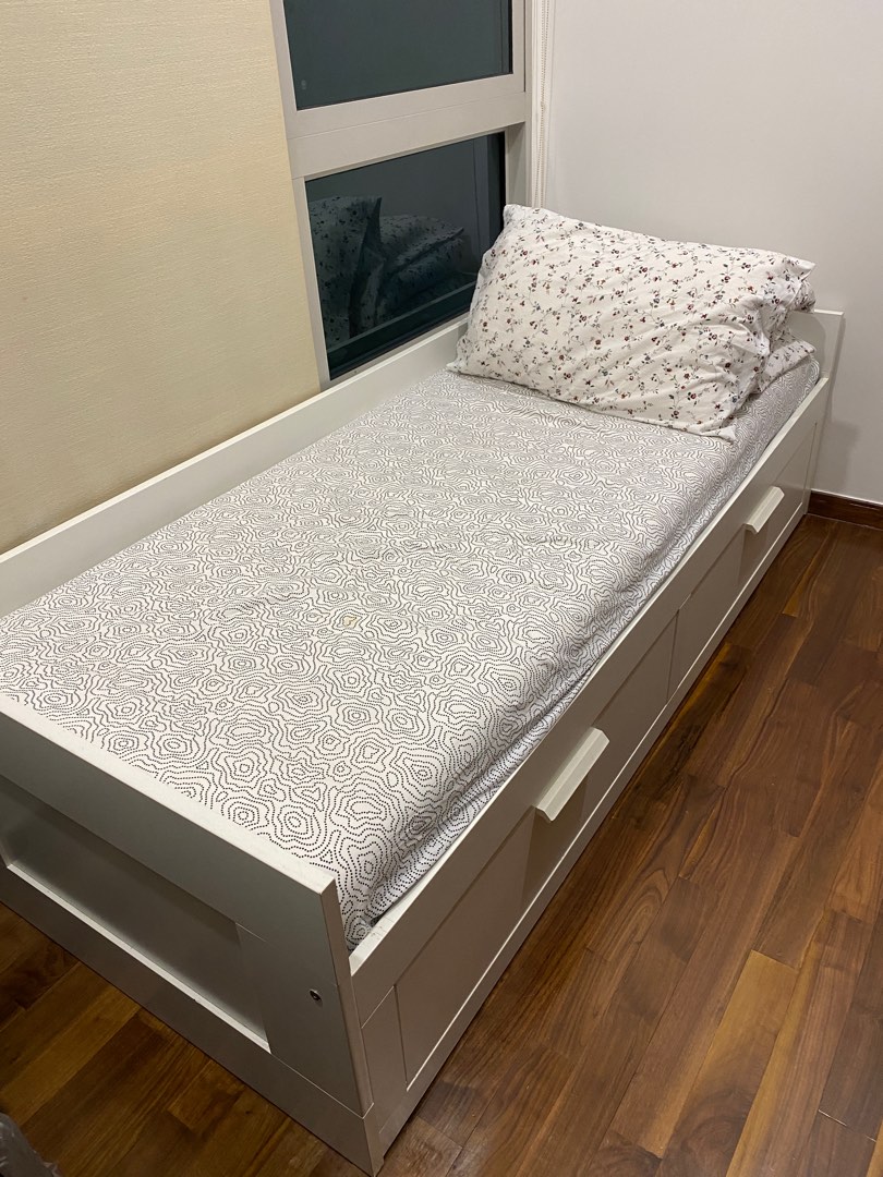 IKEA Brimnes Day Bed Set, Furniture & Home Living, Furniture, Bed