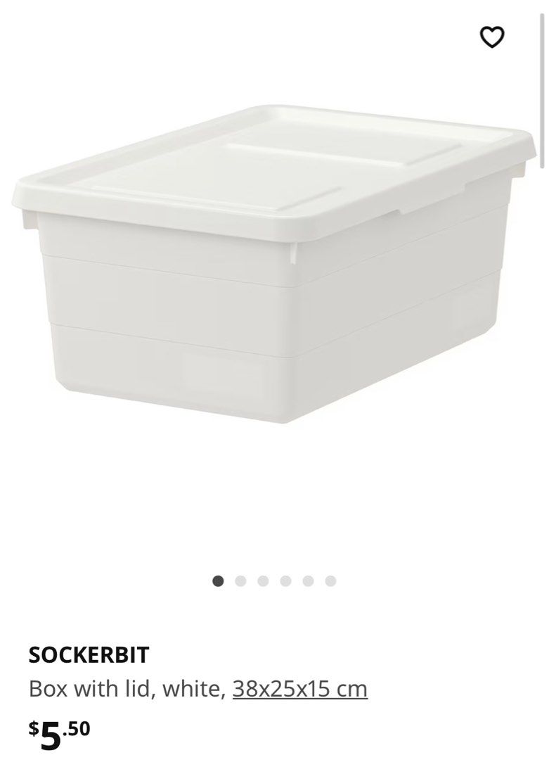 IKEA Storage Box with lid, Furniture & Home Living, Home Improvement