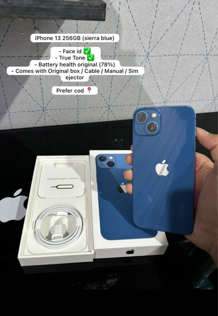 iPhone 13 Blue - 256gb Unboxing 