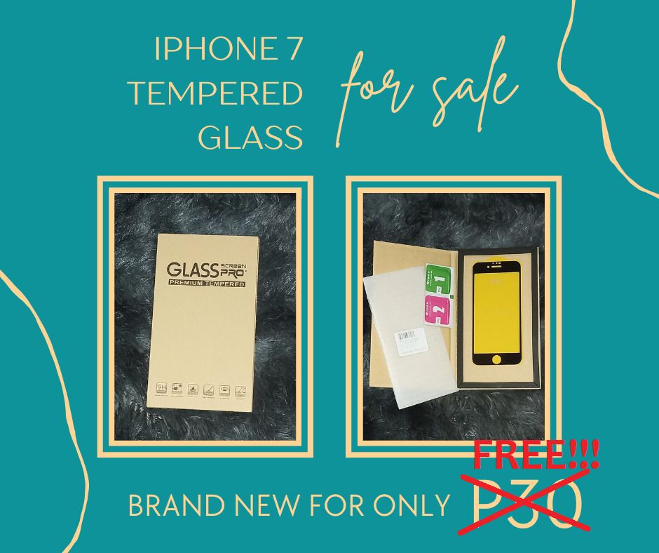 iPhone 7 Tempered Glass For Sale (Category: Other Mobile & Gadget Accessories) located in Cainta. Submitted by j0e_s (Listing ID 1213936951, Image 1). Description: Brand new iPhone 7 tempered glass (BLACK) I ordered a white version but received a black one instead. Giving this away for free. Just pay for the shipping fee, or courier of your choice. Thanks Carousell!.