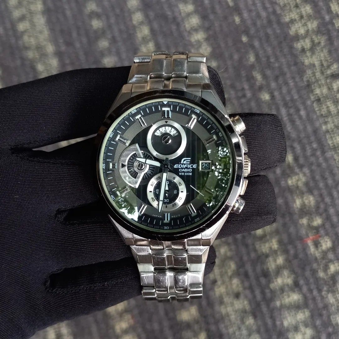 Jam tangan best sale edifice casio wr100m