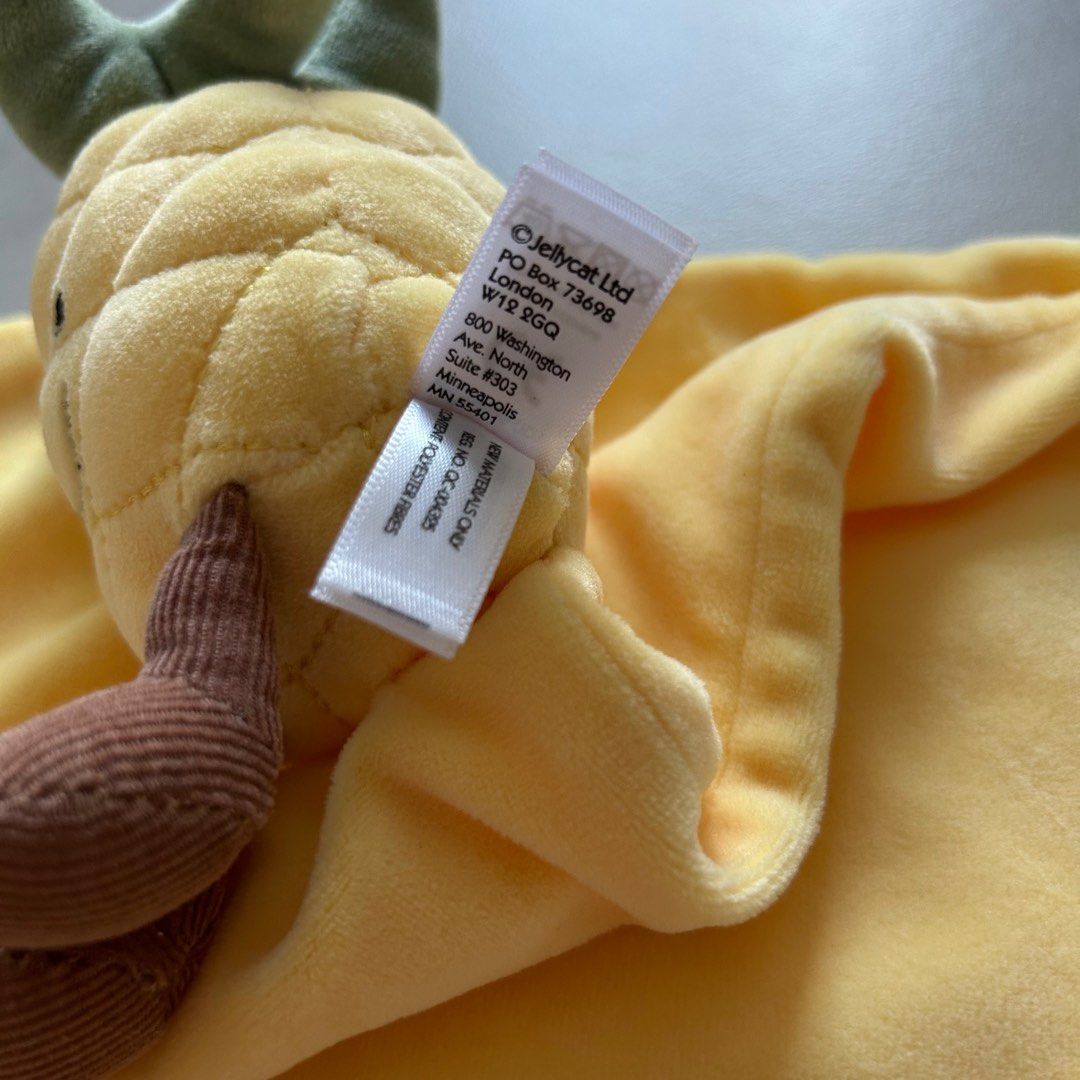 Jellycat Amuseable Pineapple Soother, Babies & Kids, Infant Playtime on