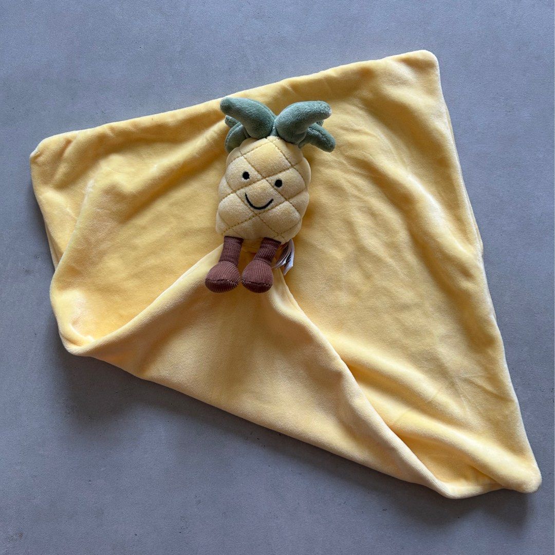 Jellycat Amuseable Pineapple Soother, Babies & Kids, Infant Playtime on