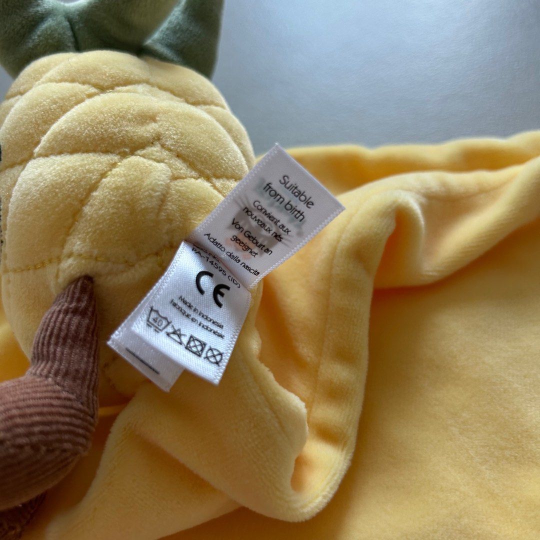 Jellycat Amuseable Pineapple Soother, Babies & Kids, Infant Playtime on