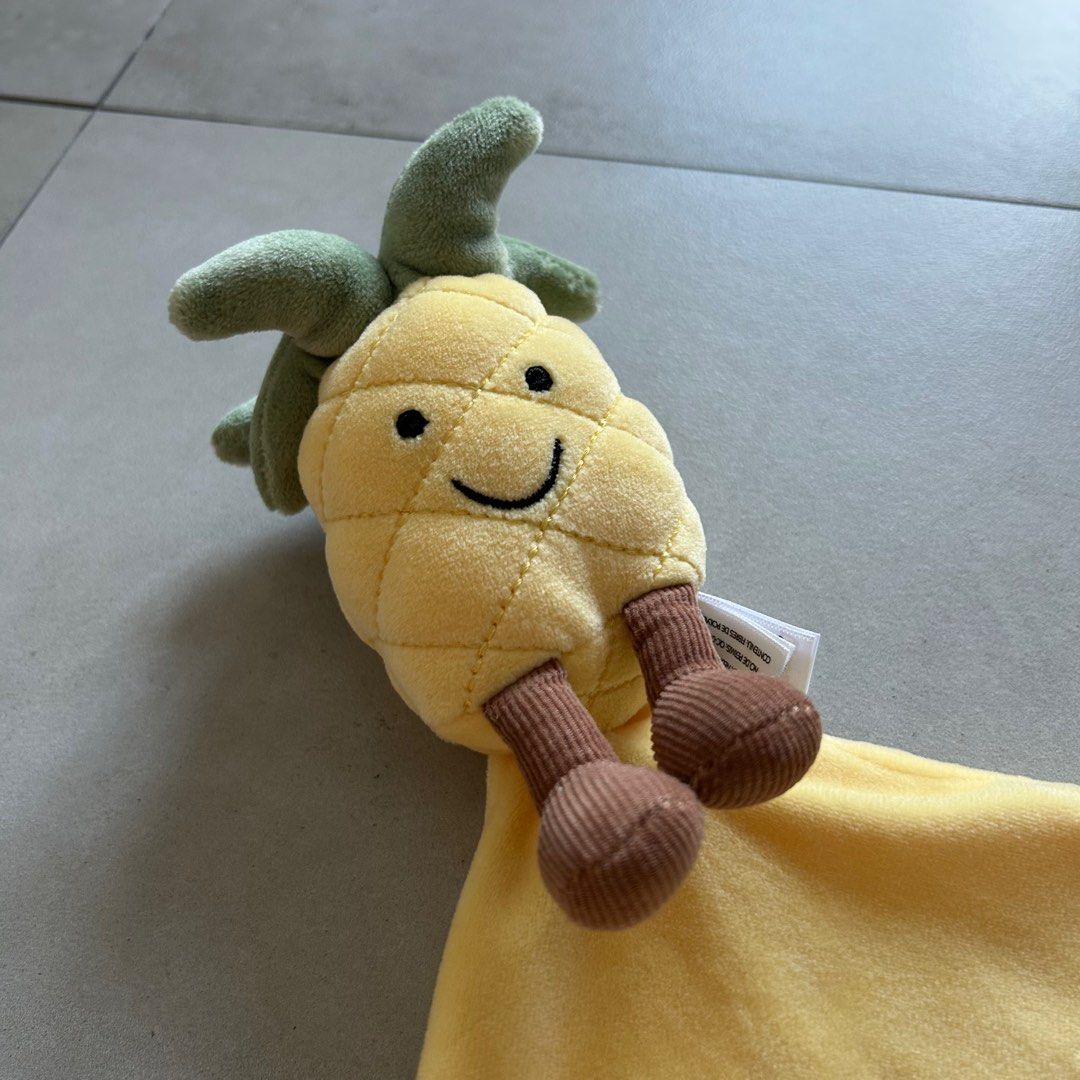 Jellycat Amuseable Pineapple Soother, Babies & Kids, Infant Playtime on