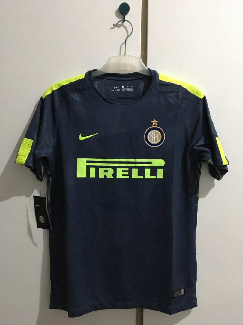 Jersey Original Inter Milan 3rd Third 2017 2018 Olah Raga Baju