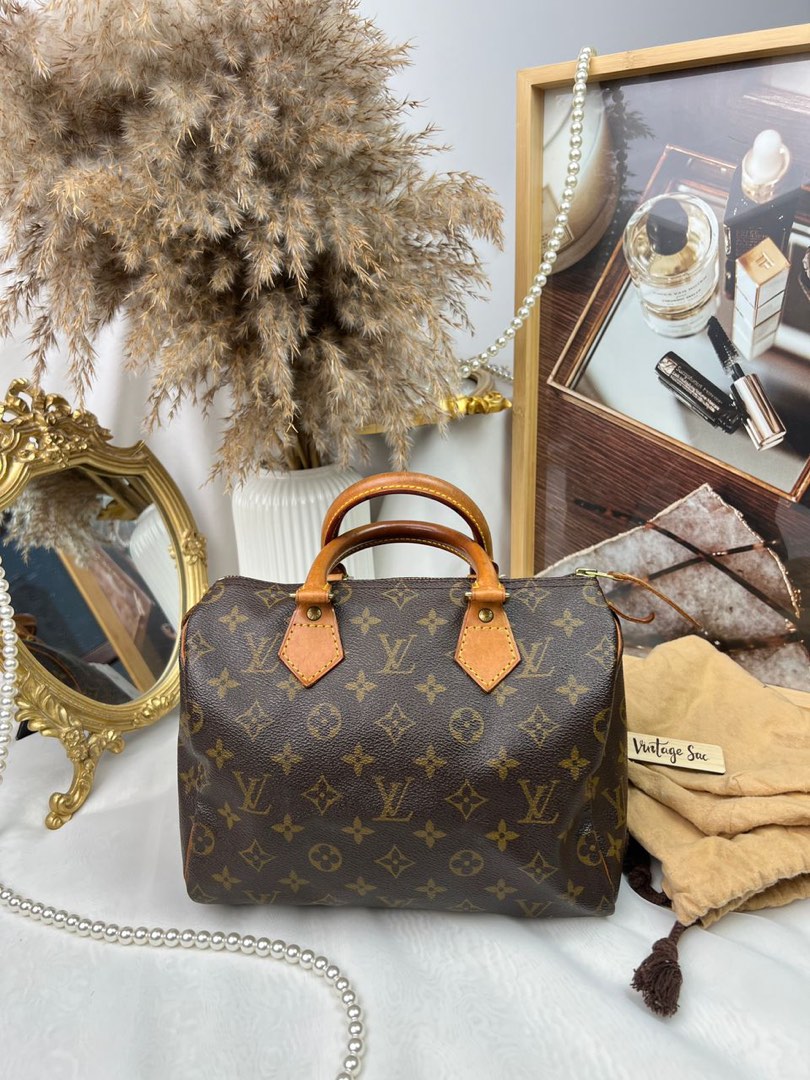 L.V. My Heritage Monogram Speedy 30, Luxury, Bags & Wallets on Carousell