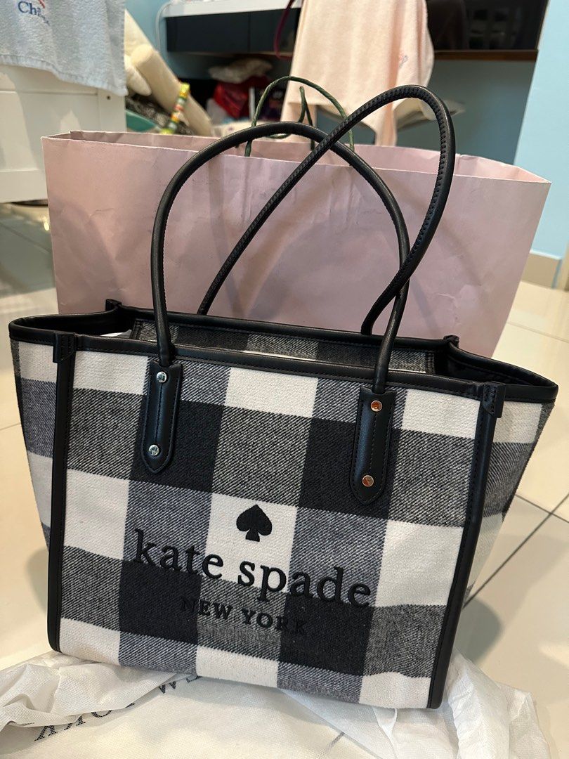 Kate spade sale buffalo check purse