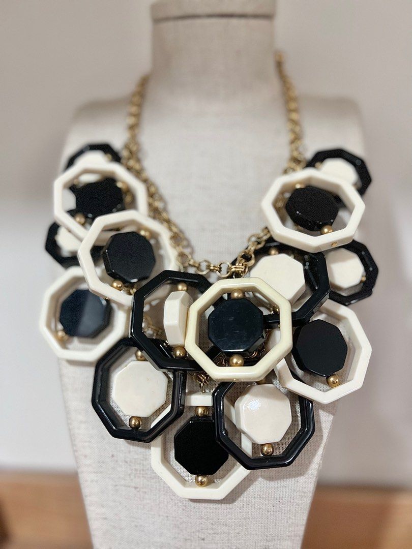 Kate Spade Chunky Octagonal Resin Necklace