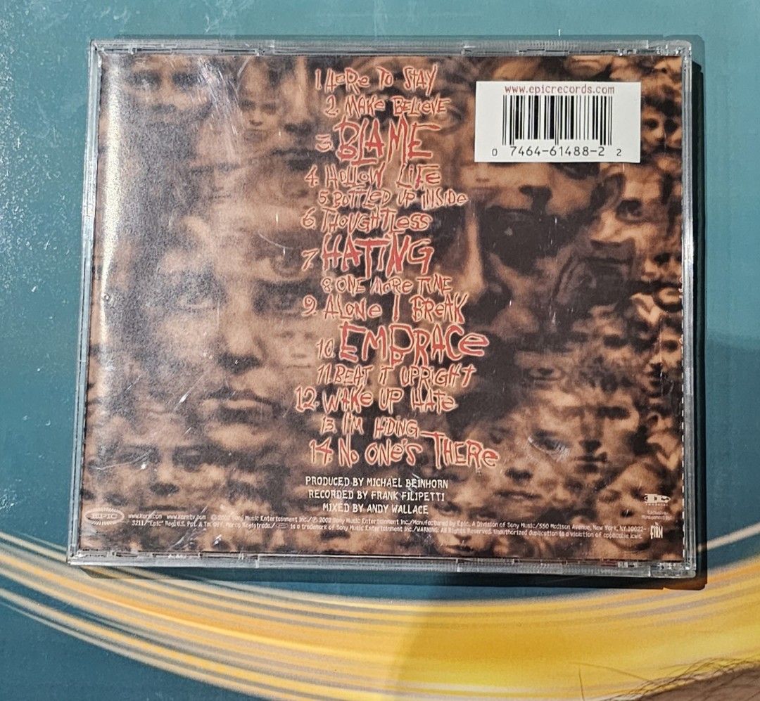 Korn - Untouchables - CD Mint Like New (Category: CDs & DVDs) located in Quezon City. Submitted by serefrenpaz (Listing ID 1262708300, Image 3). Description: NOTE: CD CASE IS NOT INCLUDED IN RATING OF THE ITEM Good Day Buyers. Here are the payment options PAYPAL GCash - 09164862096 Bank Deposit - BPI, BDO, Unionbank, Landbank Palawan, Cebuana Meet Up - McDo Kamias, Jolibee Anonas Kamias Intersection or KFC Anonas Delivery Options JRS - +120 Pesos