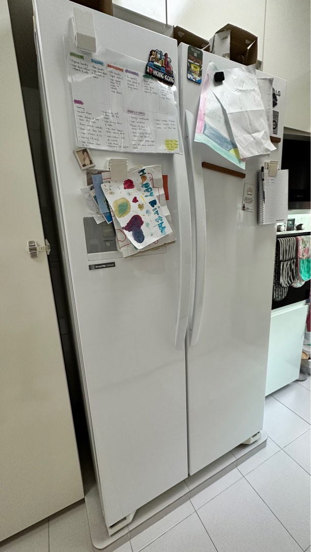 LG Fridge Side by Side door, TV & Home Appliances, Kitchen Appliances