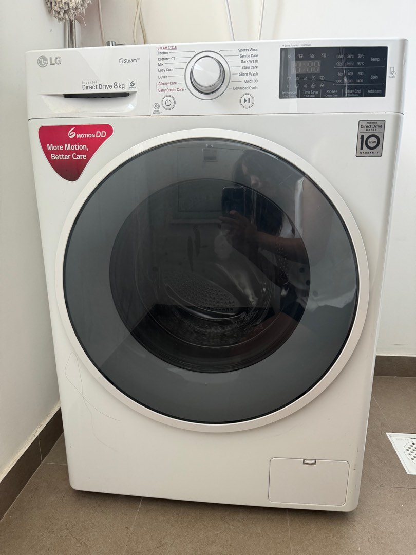 LG Washing Machine front load, TV & Home Appliances, Washing Machines