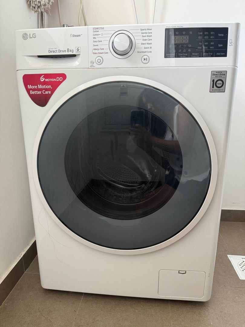 LG Washing Machine front load, TV & Home Appliances, Washing Machines